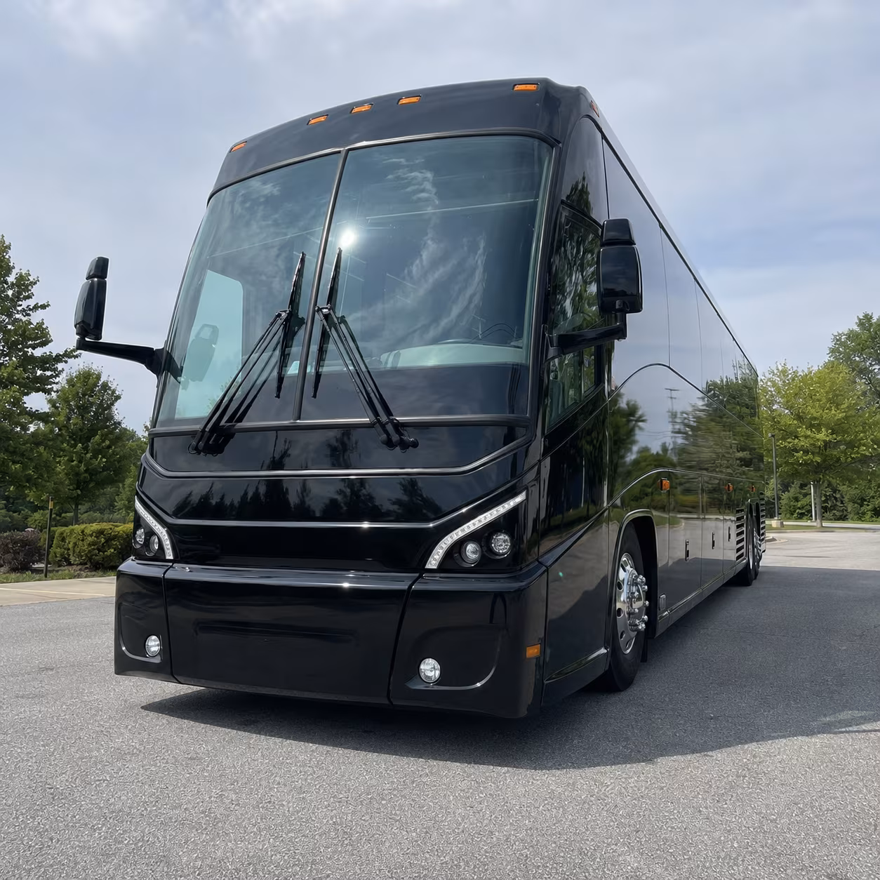 Winston-Salem Airport Shuttle & Transportation party bus exterior