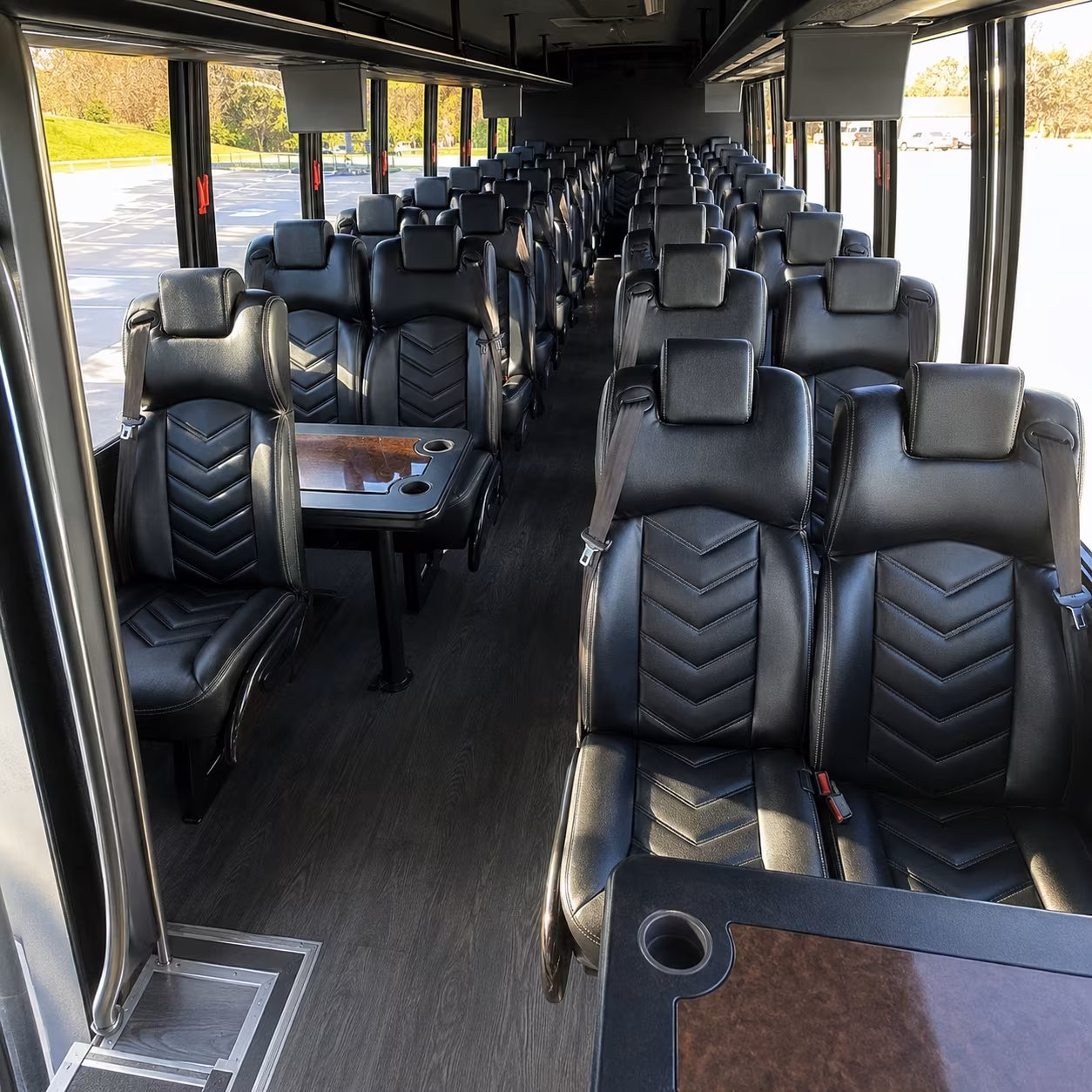Winston-Salem Airport Shuttle & Transportation party bus exterior