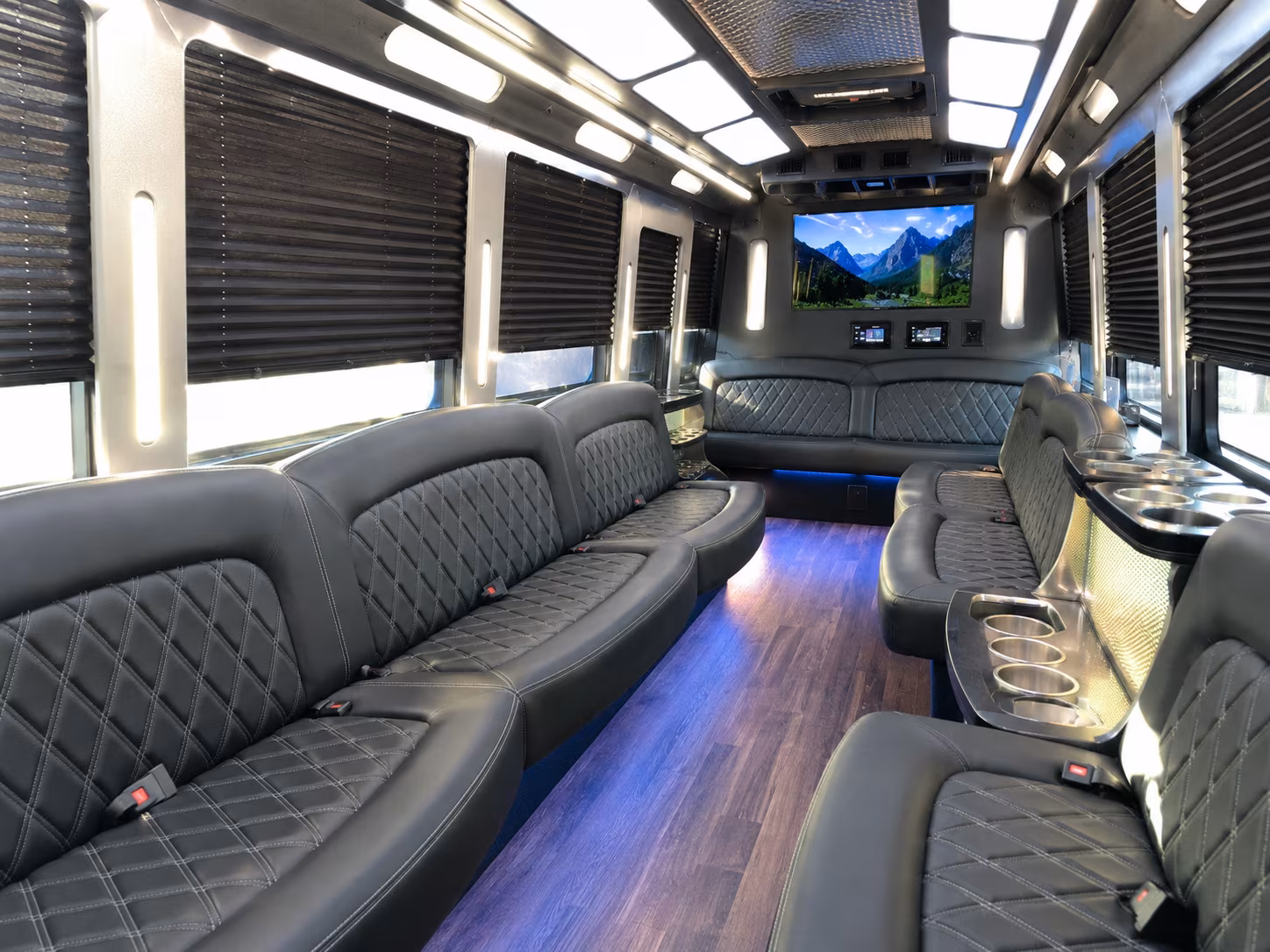 Winston-Salem Bachelor & Bachelorette Transportation party bus exterior