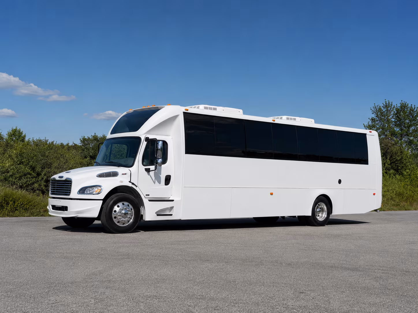 Winston-Salem Bachelor & Bachelorette Transportation party bus exterior