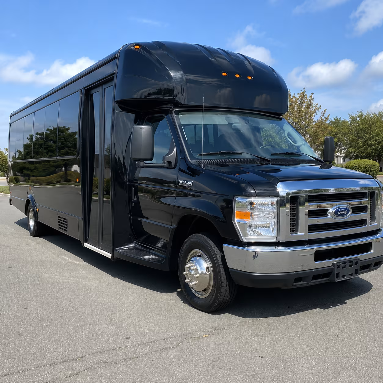 Winston-Salem Concert & Music Festival Transportation party bus exterior