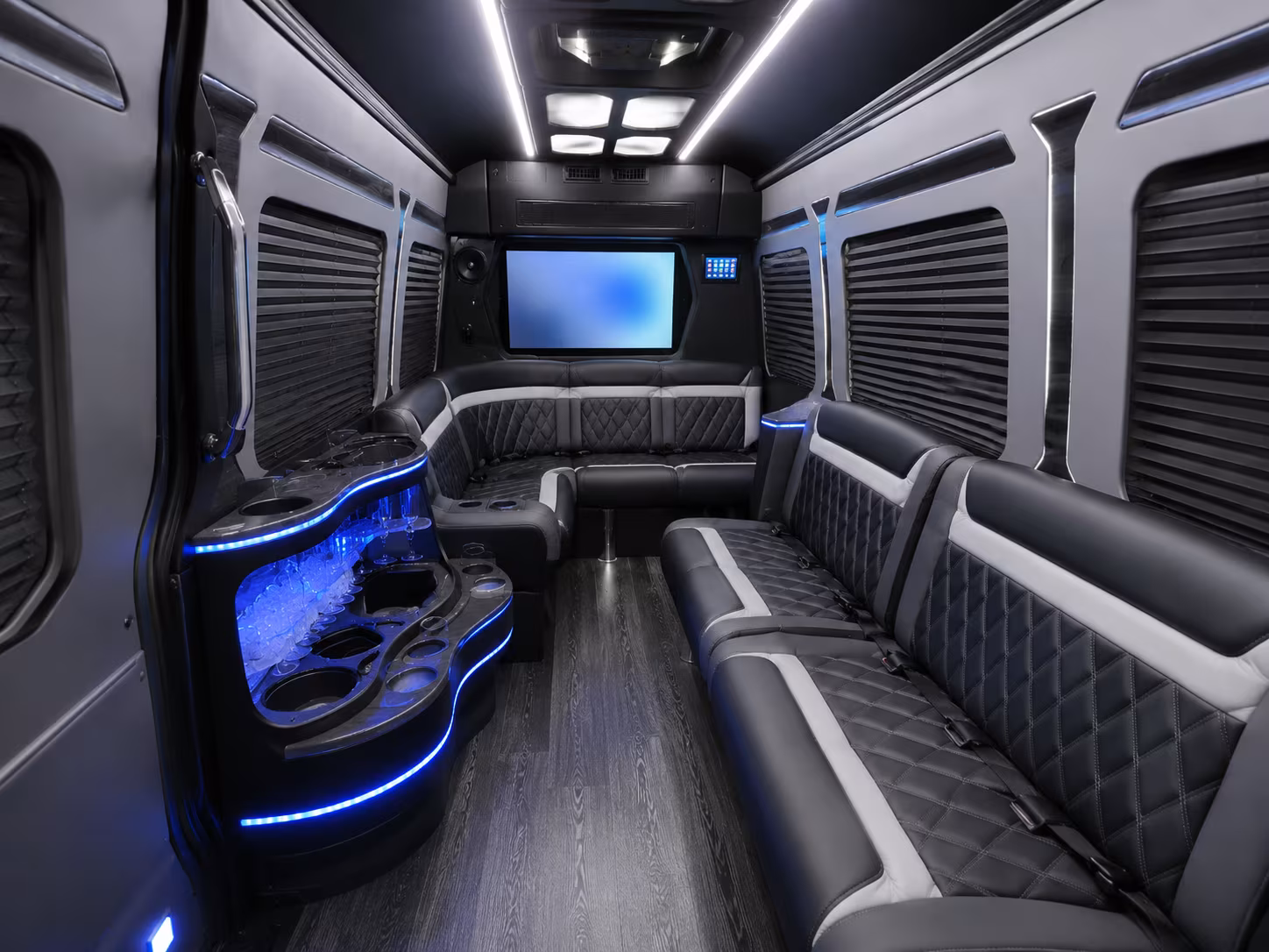 Winston-Salem Corporate Transportation party bus exterior