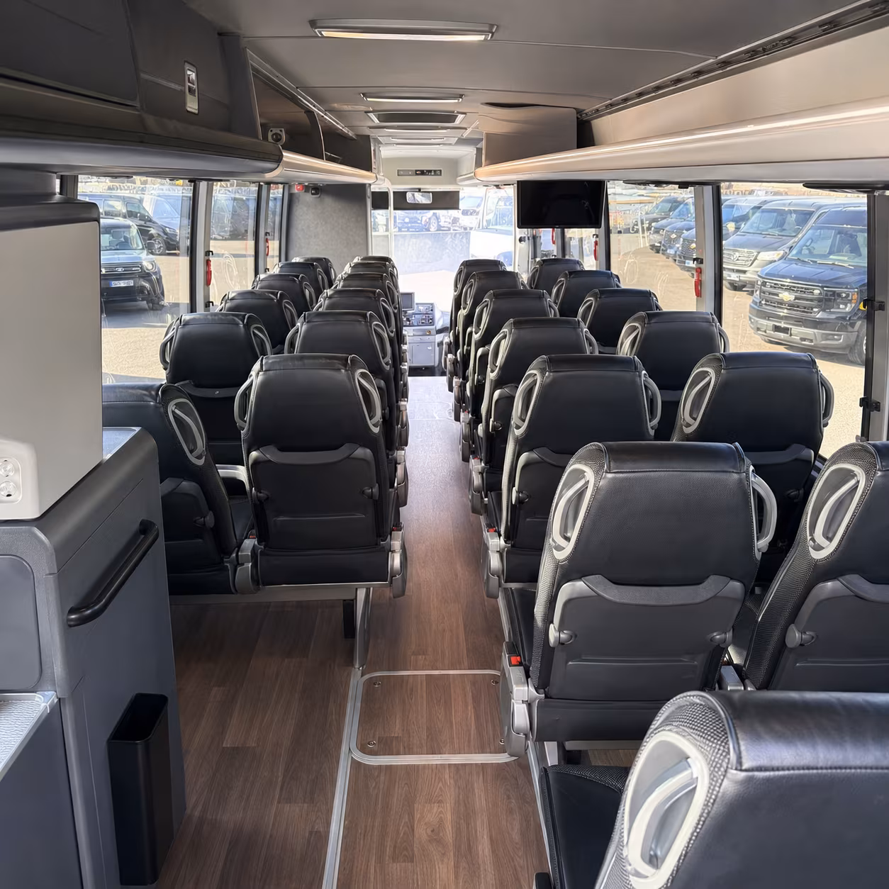 Winston-Salem Corporate Transportation party bus interior