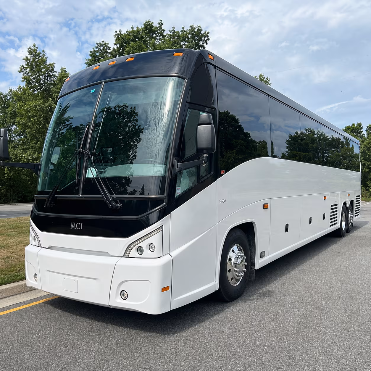 Winston-Salem School Event Transportation party bus exterior