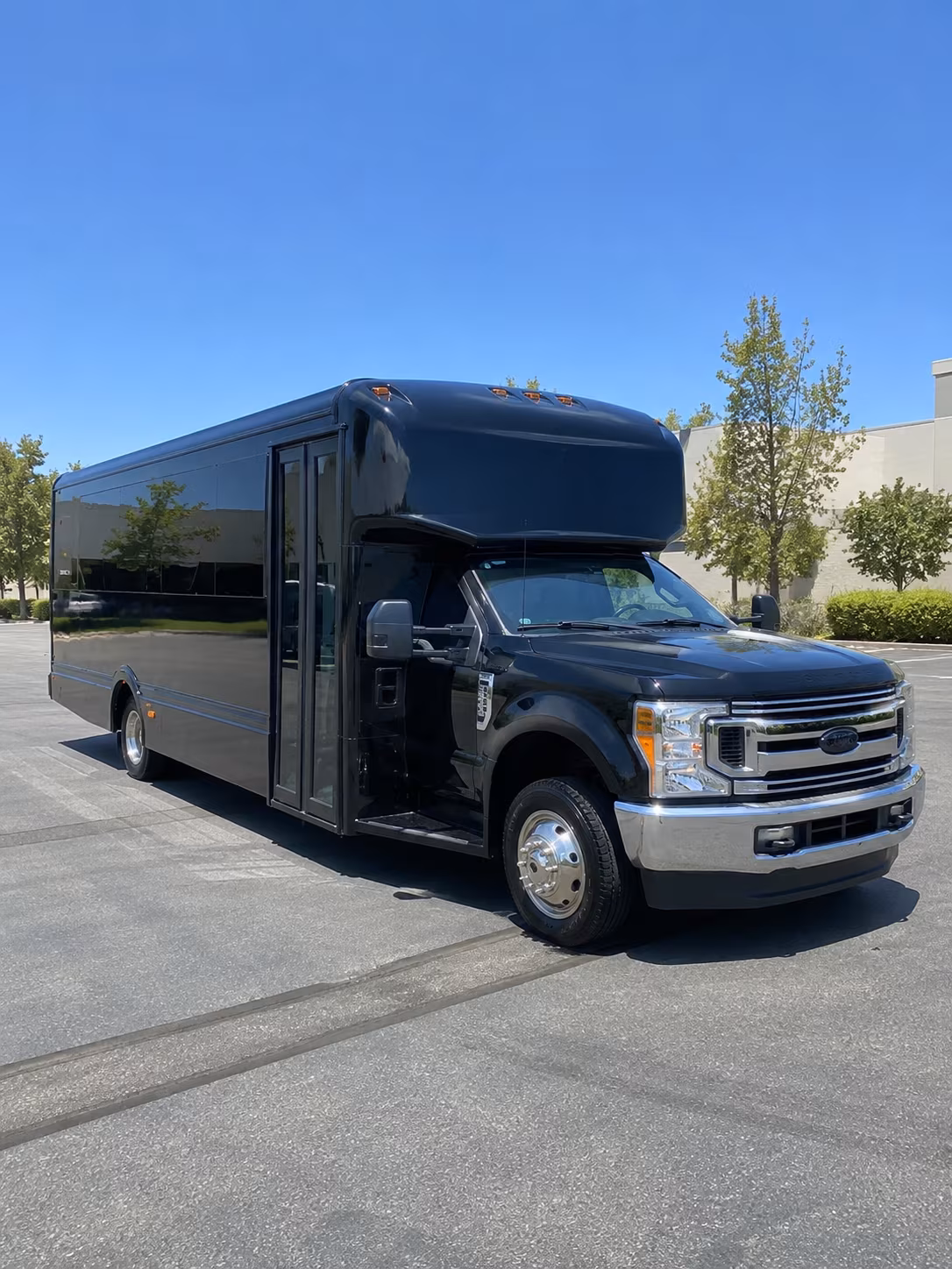 Winston-Salem Sporting Event Transportation party bus exterior