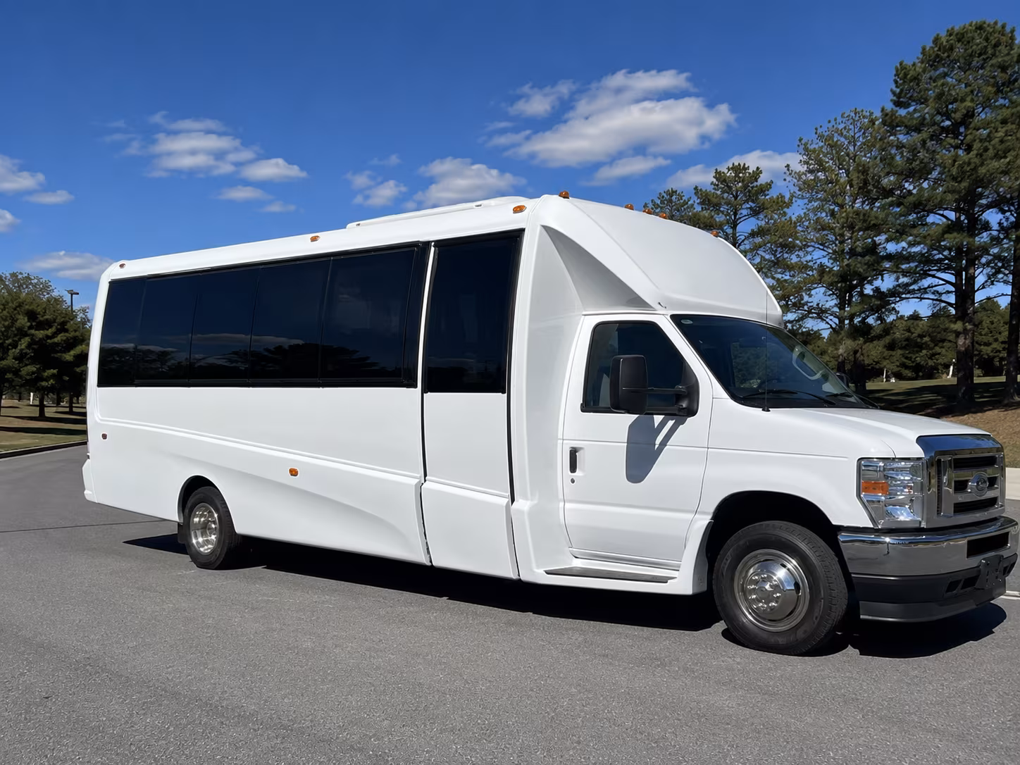 Winston-Salem Sporting Event Transportation party bus exterior