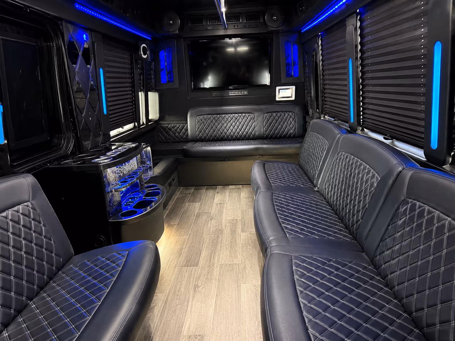 Winston-Salem Sporting Event Transportation party bus exterior