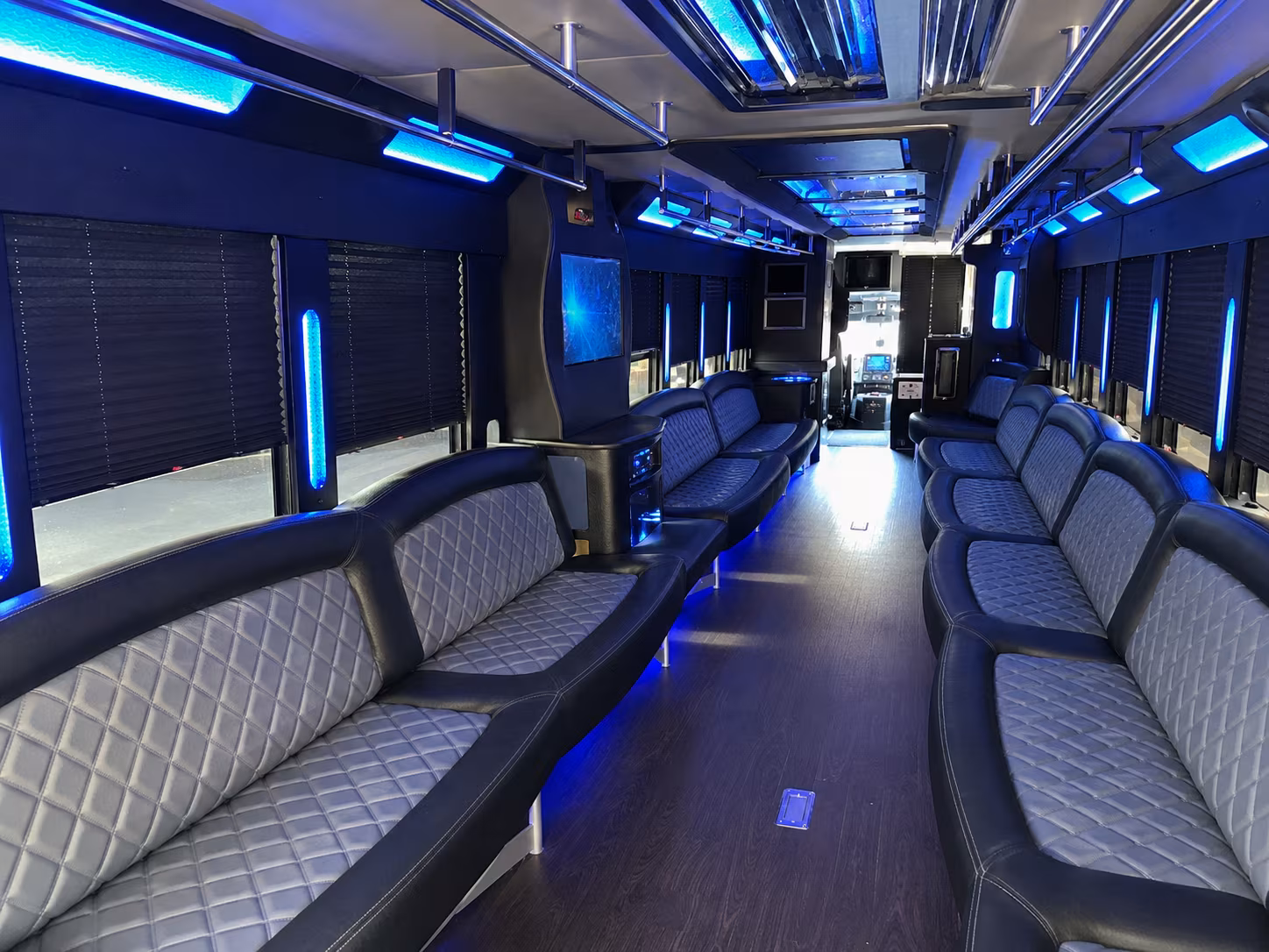 Winston-Salem Wedding Transportation party bus exterior