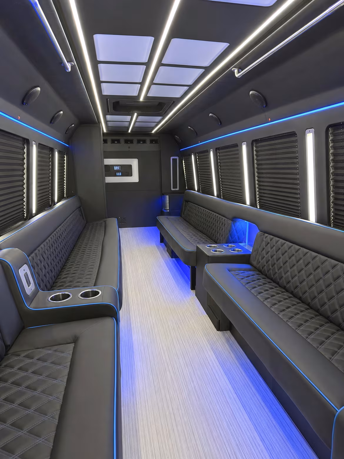 Winston-Salem Winery Tour & Pub Crawl Transportation party bus interior