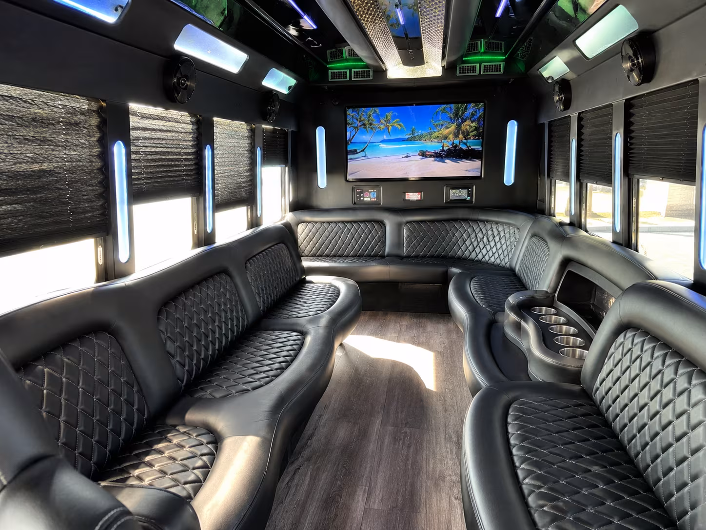 Winston-Salem Winery Tour & Pub Crawl Transportation onboard seating